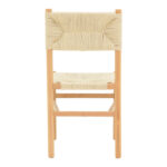 Καρέκλα Oarvine φυσικό rubberwood-φυσικό σχοινί 46x52x88εκ - Image 5