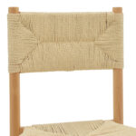 Καρέκλα Oarvine φυσικό rubberwood-φυσικό σχοινί 46x52x88εκ - Image 6