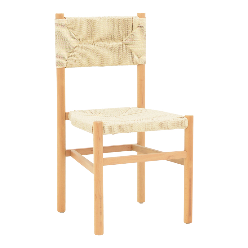 product_pako_263-000042 Καρέκλα Oarvine φυσικό rubberwood-φυσικό σχοινί 46x52x88εκ - Image 1