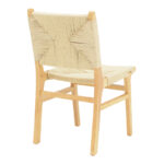 Καρέκλα Arten σχοινί-rubberwood σε φυσική απόχρωση 60x55x85εκ - Image 2