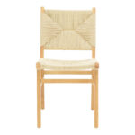 Καρέκλα Arten σχοινί-rubberwood σε φυσική απόχρωση 60x55x85εκ - Image 4