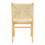 Καρέκλα Arten σχοινί-rubberwood σε φυσική απόχρωση 60x55x85εκ - Image 5