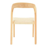 Καρέκλα Tavrine σχοινί-rubberwood σε φυσική απόχρωση 47x59x78εκ - Image 5