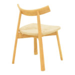 Καρέκλα Clareta rubberwood-σχοινί σε φυσική απόχρωση 53x55x79εκ - Image 3