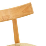 Καρέκλα Clareta rubberwood-σχοινί σε φυσική απόχρωση 53x55x79εκ - Image 7