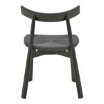 Καρέκλα Clareta rubberwood-σχοινί σε μαύρη απόχρωση 53x55x79εκ - Image 6