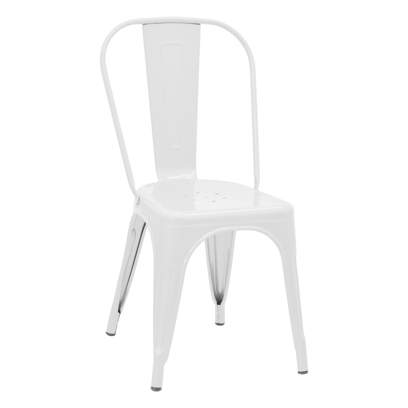 product_pako_270-000007 Καρέκλα Utopia λευκό μέταλλο 44x44x85εκ - Image 1