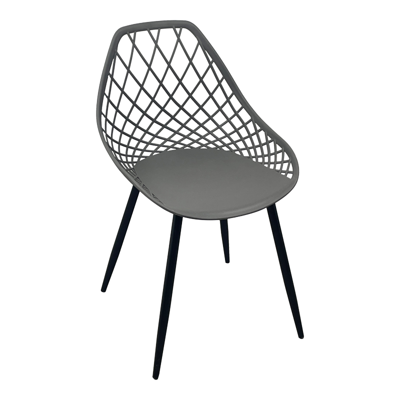 product_pako_270-000075 Καρέκλα Suan ανθρακί pp-πόδι μαύρο μέταλλο 49x51x86εκ (Σετ 4 τεμαχίων) - Image 1