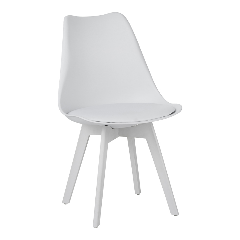 product_pako_271-000037 Καρέκλα Gaston I PP-PU σε λευκή απόχρωση 48.5x53.5x81.5εκ - Image 1