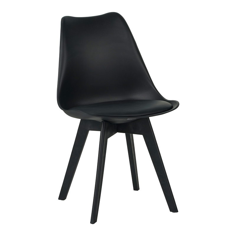 product_pako_271-000038 Καρέκλα Gaston I PP-PU σε μαύρη απόχρωση 48.5x53.5x81.5εκ - Image 1