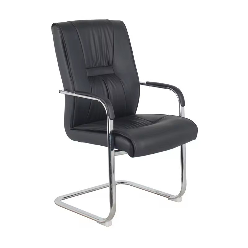 product_pako_274-000016 Καρέκλα επισκέπτη Nioze μαύρο pu-πόδι χρωμίου 57x50x95εκ - Image 1