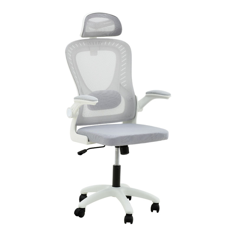 product_pako_275-000004 Καρέκλα γραφείου διευθυντή Delilah mesh ανοιχτό γκρι - Image 1