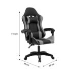 Καρέκλα γραφείου gaming William PU μαύρο-κόκκινο - Image 9