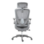 Καρέκλα γραφείου εργασίας Zenyk mesh σε grey απόχρωση 63x70x126εκ - Image 7