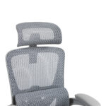 Καρέκλα γραφείου εργασίας Zenyk mesh σε grey απόχρωση 63x70x126εκ - Image 8