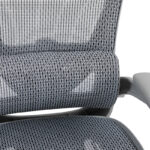 Καρέκλα γραφείου εργασίας Zenyk mesh σε grey απόχρωση 63x70x126εκ - Image 9