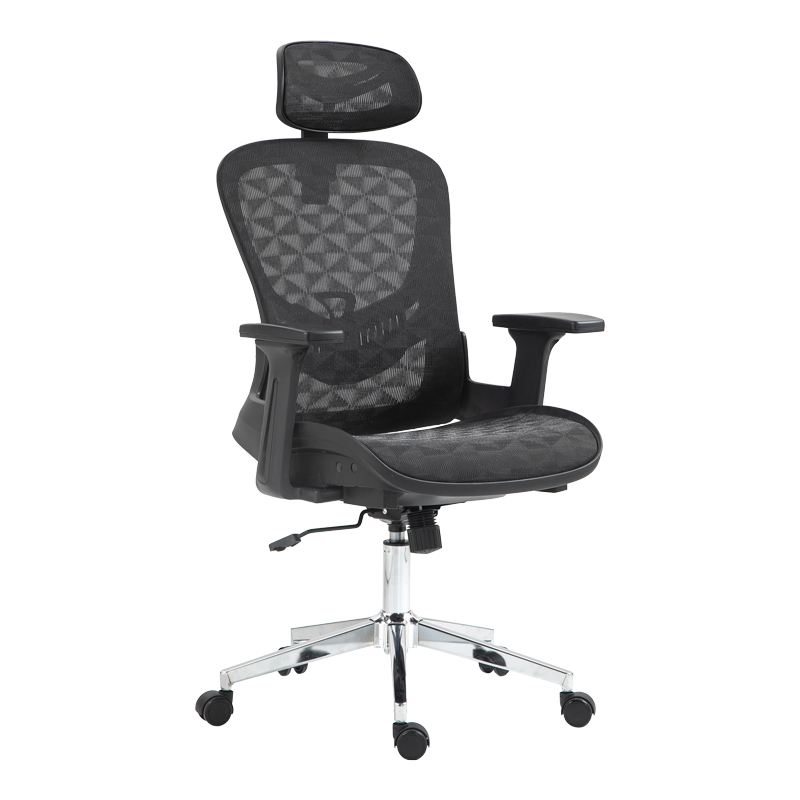 product_pako_275-000019 Καρέκλα γραφείου εργασίας Mergi μαύρο mesh 62x63x120εκ - Image 1
