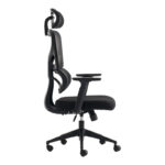 Καρέκλα γραφείου διευθυντή Cadrey mesh μαύρο 67x64x120-128εκ - Image 4