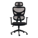 Καρέκλα γραφείου διευθυντή Cadrey mesh μαύρο 67x64x120-128εκ - Image 5