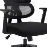 Καρέκλα γραφείου διευθυντή Cadrey mesh μαύρο 67x64x120-128εκ - Image 7