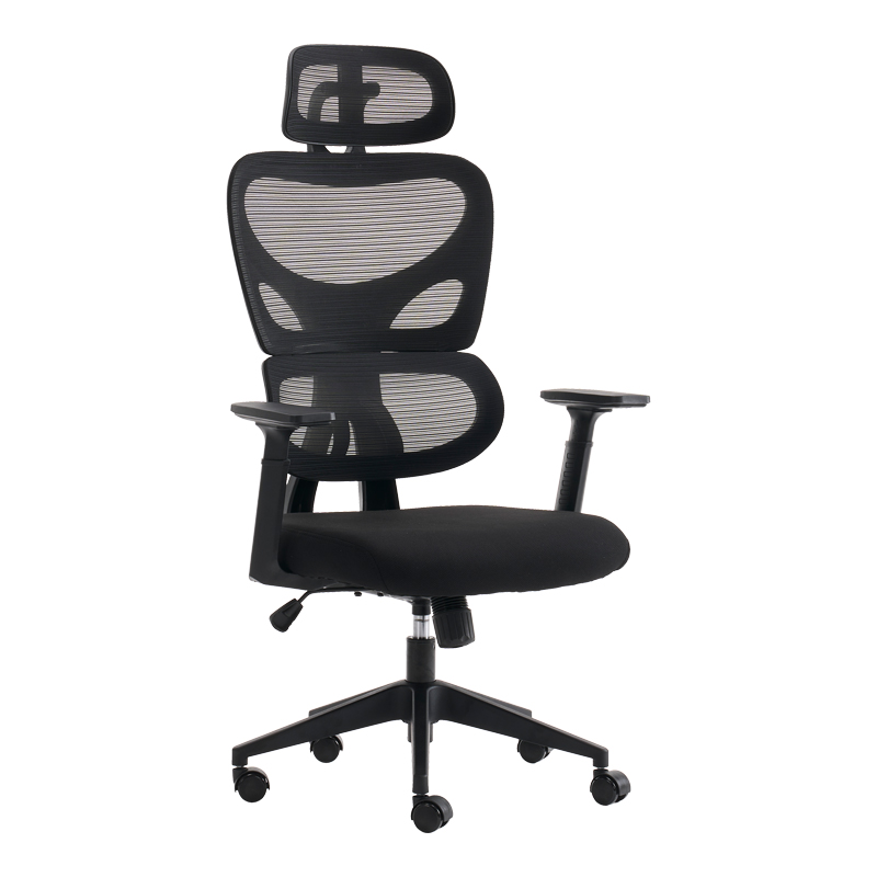 product_pako_275-000023 Καρέκλα γραφείου διευθυντή Cadrey mesh μαύρο 67x64x120-128εκ - Image 1