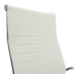 Καρέκλα γραφείου διευθυντή Valter λευκό pu 55.5x58x108εκ - Image 5