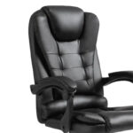 Καρέκλα γραφείου διευθυντή Benett μαύρο pu 62x48x110εκ - Image 3