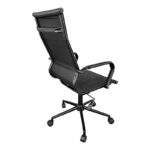 Καρέκλα γραφείου διευθυντή Valter pu μαύρο 55.5x58x108εκ - Image 2