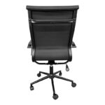 Καρέκλα γραφείου διευθυντή Valter pu μαύρο 55.5x58x108εκ - Image 5