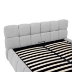Κρεβάτι Jeby ύφασμα σε γκρι απόχρωση με αποθηκευτικό χώρο 160x200εκ - Image 6