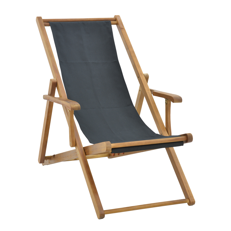 product_pako_282-000004 Σεζλόνγκ Xurian ξύλο ακακίας φυσικό-πανί pvc μαύρο - Image 1