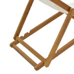 Σεζλόνγκ Franclow ξύλο ακακίας φυσικό-πανί pvc λευκό - Image 6