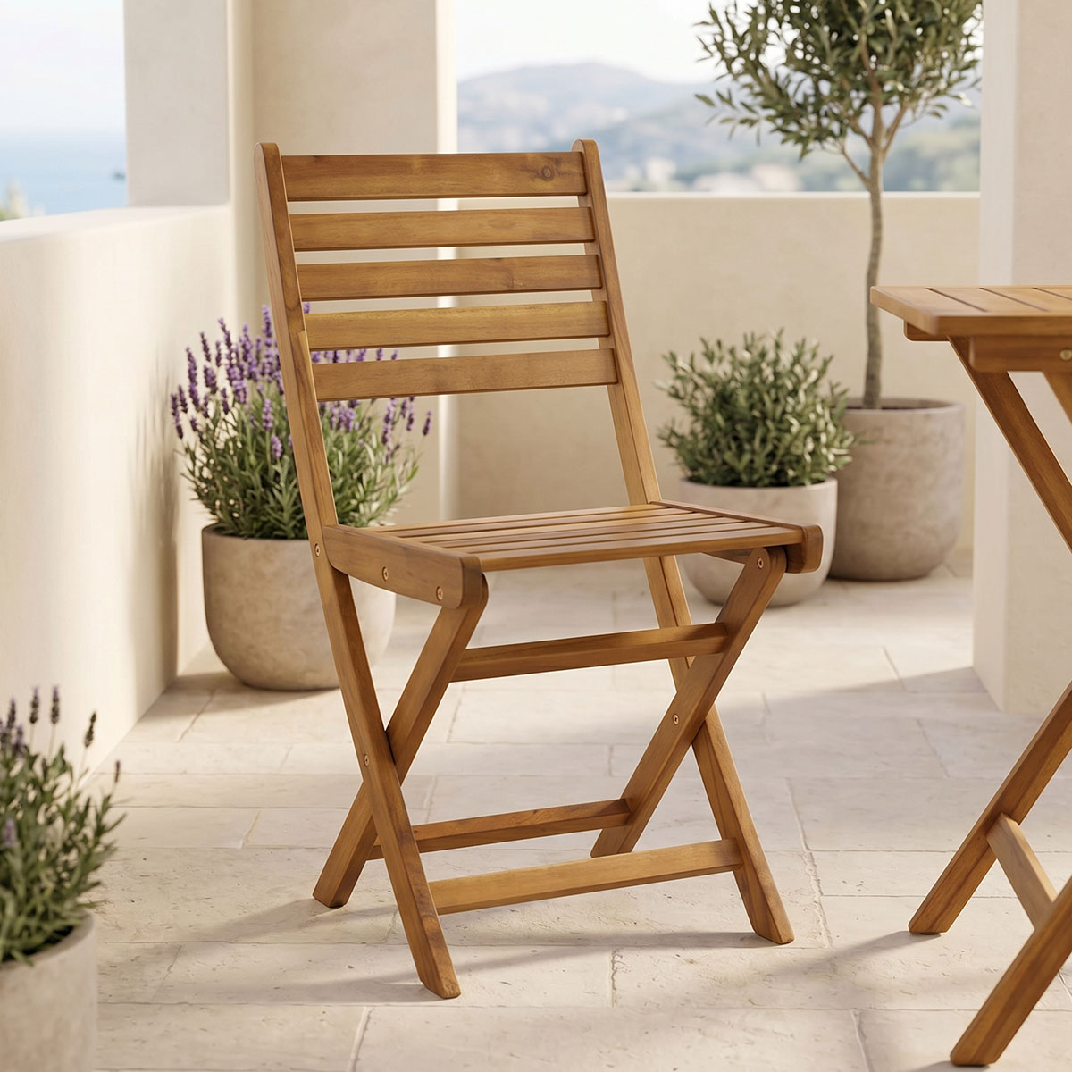 product_pako_282-000017 Καρέκλα Fatel πτυσσόμενη ξύλο ακακίας φυσικό 40x53x82εκ - Image 1