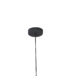 Φωτιστικό οροφής Kelsy Inart E27 μαύρο μέταλλο Φ30x122εκ - Image 4