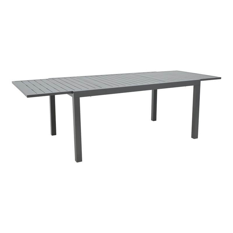 product_pako_288-000004 Τραπέζι επεκτεινόμενο Lafla αλουμινίου ανθρακί 160-240x90x75εκ - Image 1