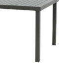 Τραπέζι Kliton αλουμινίου ανθρακί 150x80x74εκ - Image 6