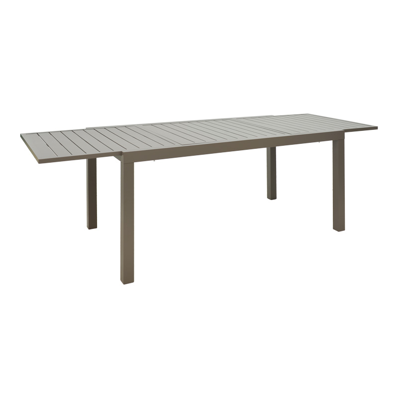 product_pako_288-000027 Τραπέζι επεκτεινόμενο Lafla αλουμίνιο σε σαμπανιζέ απόχρωση 160-240x90x75εκ - Image 1