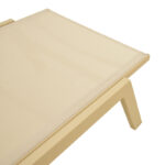 Ξαπλώστρα Boka αλουμίνιο cappuccino- textilene σε σαμπανί 60x192x31εκ - Image 6