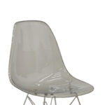 Καρέκλα Adelle PP διάφανο γκρι-inox πόδι 46x55x81εκ - Image 5
