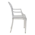 Πολυθρόνα Narova PC διάφανο 43x48x92εκ (Σετ 4 τεμαχίων) - Image 3