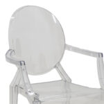 Πολυθρόνα Narova PC διάφανο 43x48x92εκ (Σετ 4 τεμαχίων) - Image 4