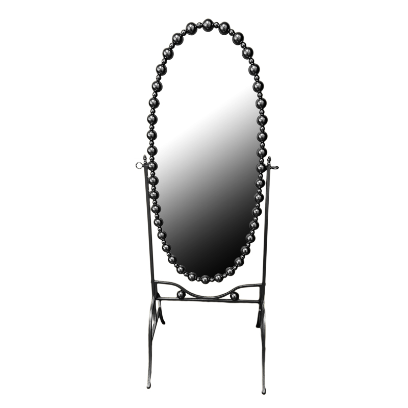 product_pako_295-000010 Καθρέπτης Present Inart μαύρο μέταλλο 63.5x50x171εκ - Image 1