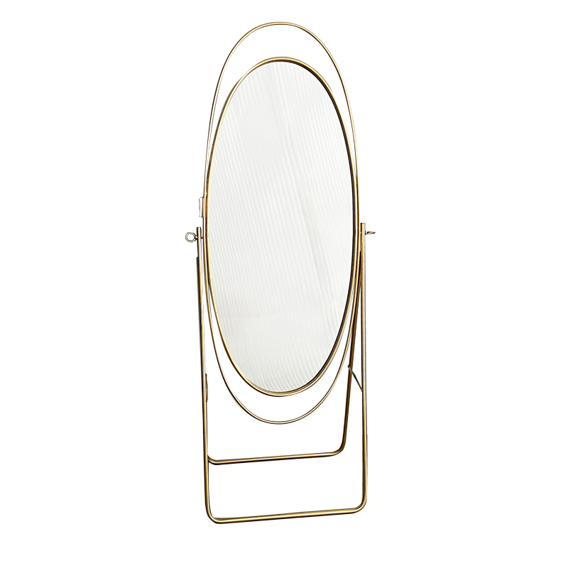 product_pako_295-000018 Καθρέπτης Erikson Inart χρυσό μέταλλο 66x39x171εκ - Image 1