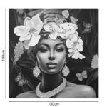 Πίνακας σε καμβά Beauty 3D Inart 100x3x100εκ - Image 2