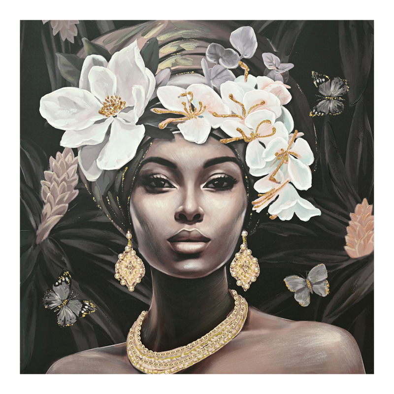 product_pako_296-000004 Πίνακας σε καμβά Beauty 3D Inart 100x3x100εκ - Image 1
