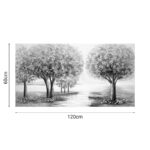 Πίνακας σε καμβά Forest I 3D Inart 120x3x60εκ - Image 2