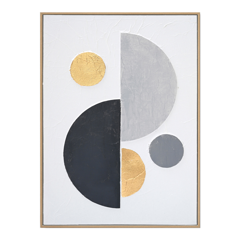 product_pako_296-000029 Πίνακας σε καμβά Geometric I 3D Inart 52x4.5x72εκ - Image 1
