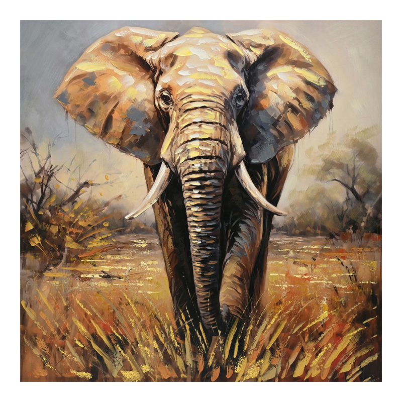 product_pako_296-000049 Πίνακας σε καμβά Elepho Inart 100x3x100εκ - Image 1
