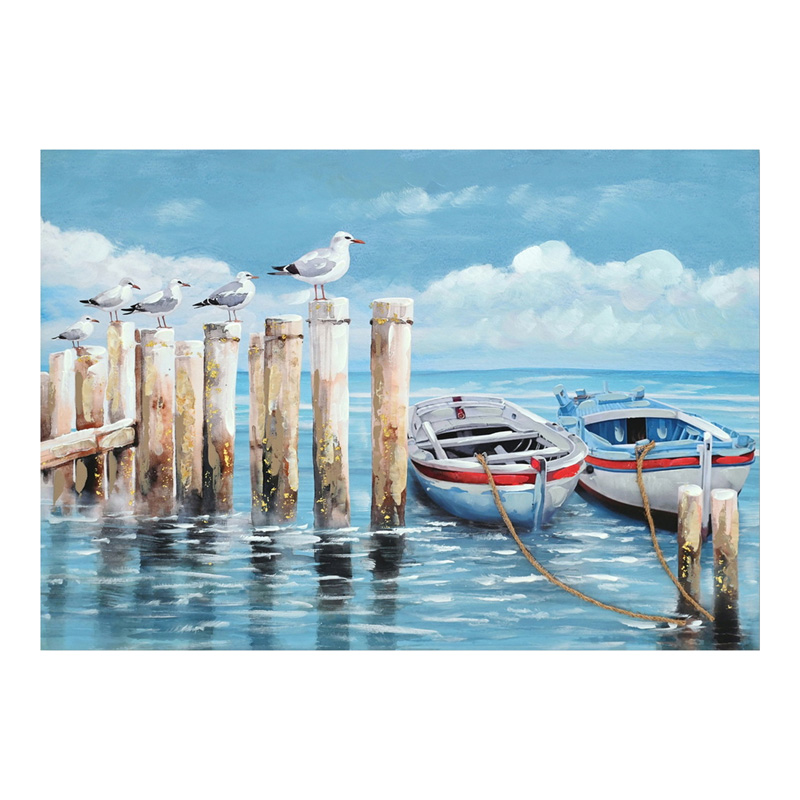 product_pako_296-000051 Πίνακας σε καμβά Port Inart 100x3x70εκ - Image 1