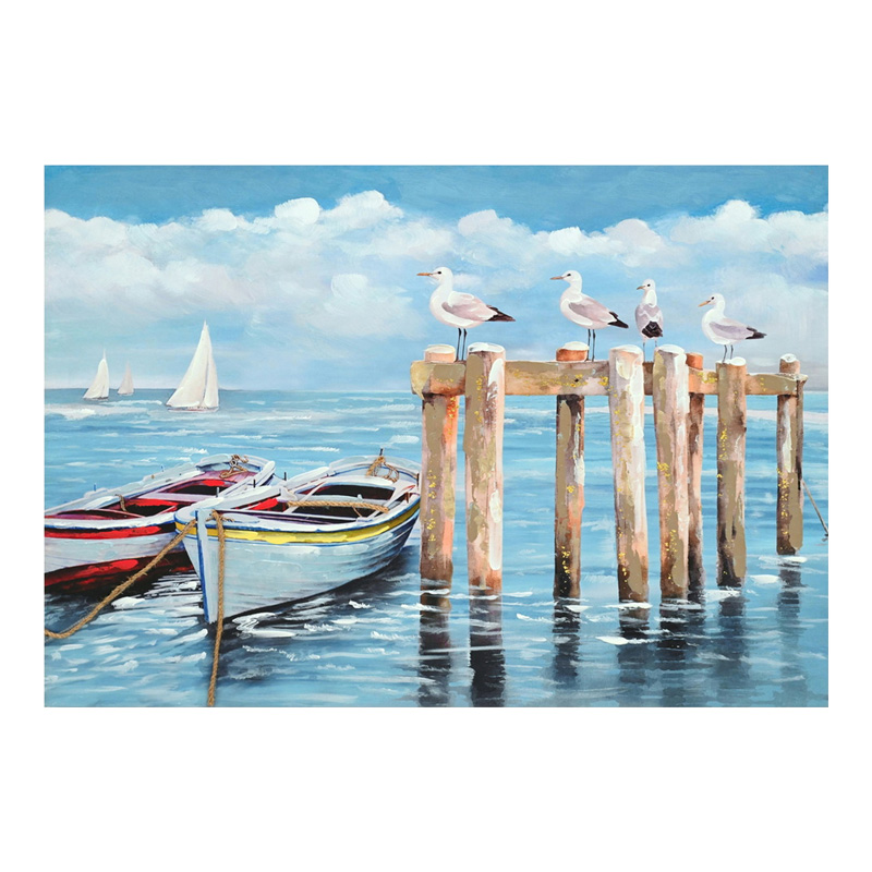 product_pako_296-000052 Πίνακας σε καμβά Port I Inart 100x3x70εκ - Image 1